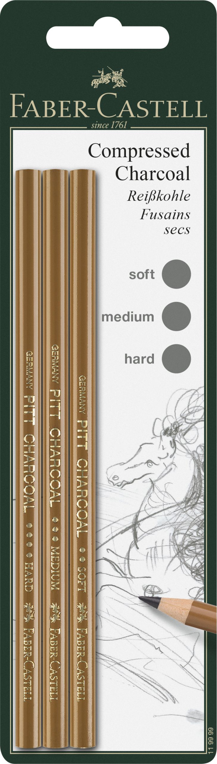 BLISTER 3 BUC CREION CARBUNE PRESAT PITT MONOCHROME S,M,H FABER BLISTER 3 BUC CREION CARBUNE PRESAT PITT MONOCHROME S,M,H FABER